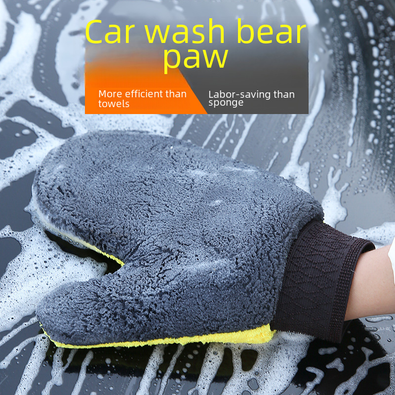 big coral double-sided gloves