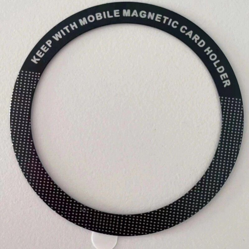 Suitable for Apple 14 Magsafe Wireless Charging Magnetic Patch C-Shaped Round Laser-Engraved Magnetic Ring Manufacturer