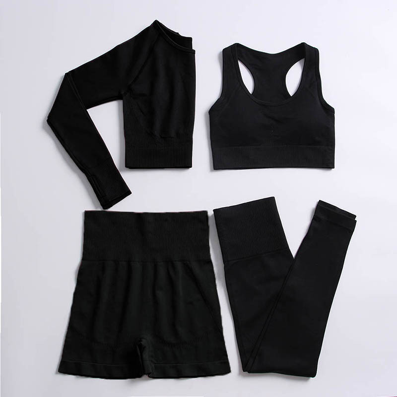 Stretch Fitness Yoga Sports Suit Pure Color