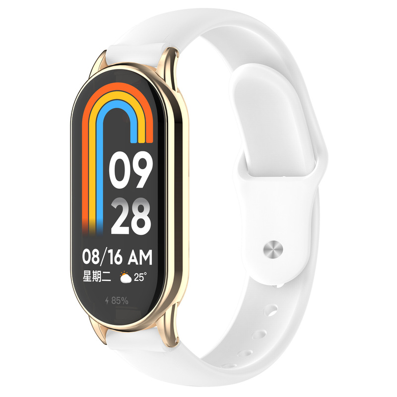 Xiaomi Mi Band 10用ストラップ、バックル付きシリコンXiaomi Smart Band 8 9交換用リストバンド、越境対応|undefined