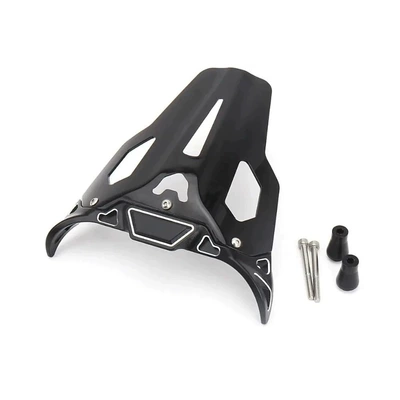 Suitable for Harley Sportster S Rh1250S 2021-2023 Front Windshield Front Windshield Deflector (Motorcycle front windshield) - black