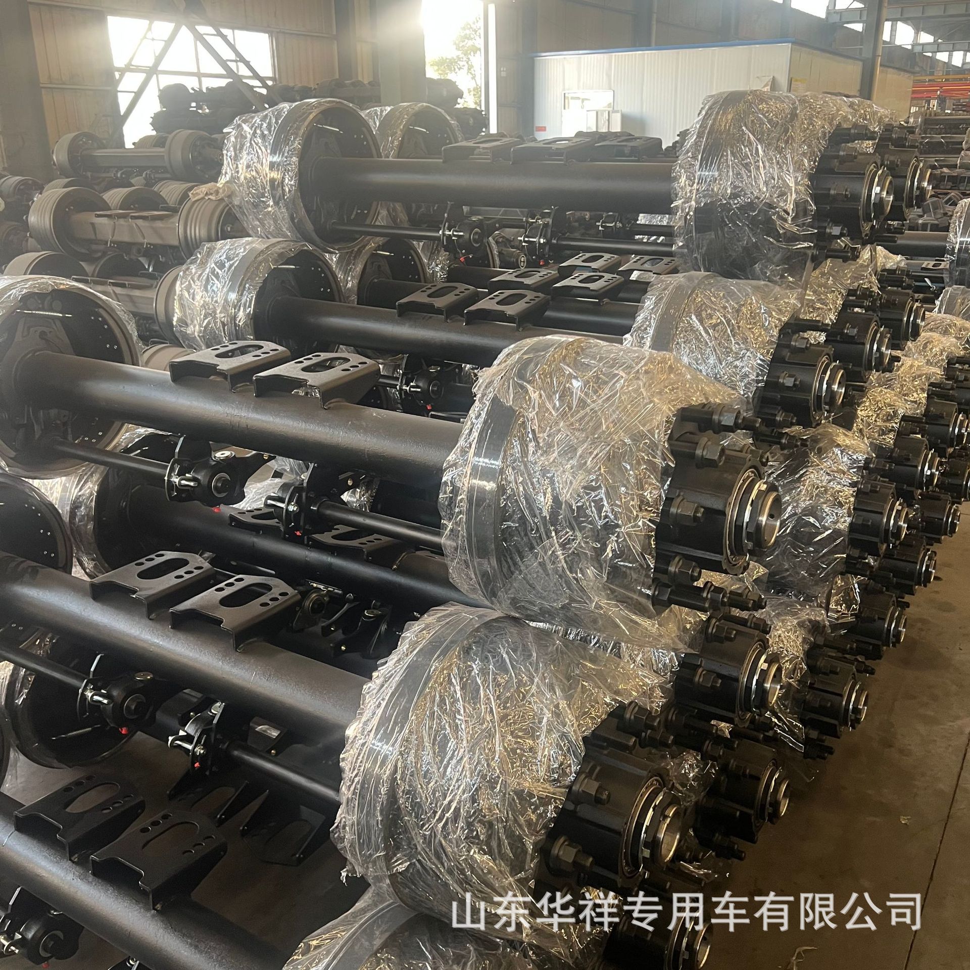 Cross-Border Sales Semi-Trailer Axle Assembly German Axle 12T14T Trailer Axle Truck Axle Assembly