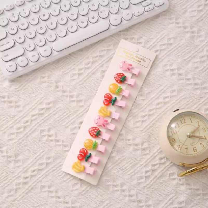 La horquilla del bebé de los niños no duele el cabello clip de pico de pato lado de la niña horquilla rota coreano lindo flequillo clip al por mayor