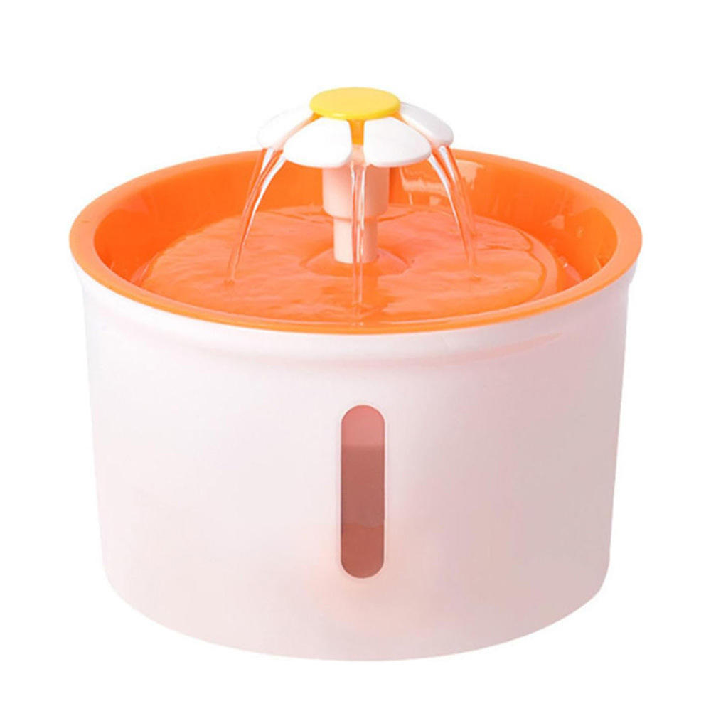 2.5L Pet Bevered Water Spout con cartucho de filtro alimentador de acero inoxidable Cat Bevered Water Spout Exclusivo transfronterizo