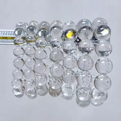 网红爆款天然全净体白水晶泡泡款手链女款透体水晶生日礼物饰品