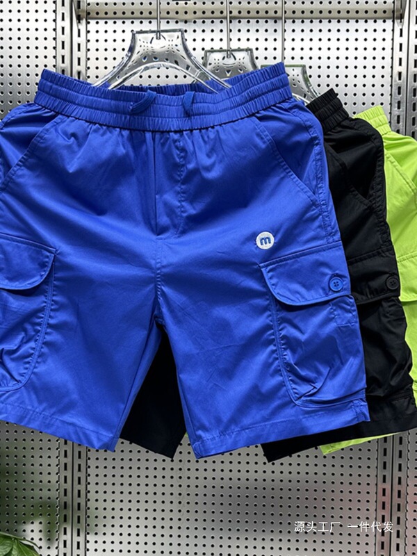 Trendy Men's Summer Cargo Shorts with Multiple Pockets, Lightweight Five-Point Pants, Versatile Sports Shorts Trendy Men's Summer Cargo Shorts with Multiple Pockets, Lightweight Five-Point Pants, Versatile Sports Shorts