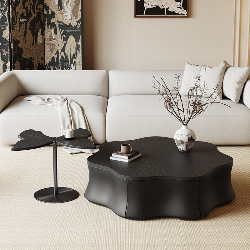 2026 New Model Coffee Table for Home Use, Simple Modern High-End Coffee Table for Living Room, Cloud Creative Butterfly Design with a Sense of Sophistication