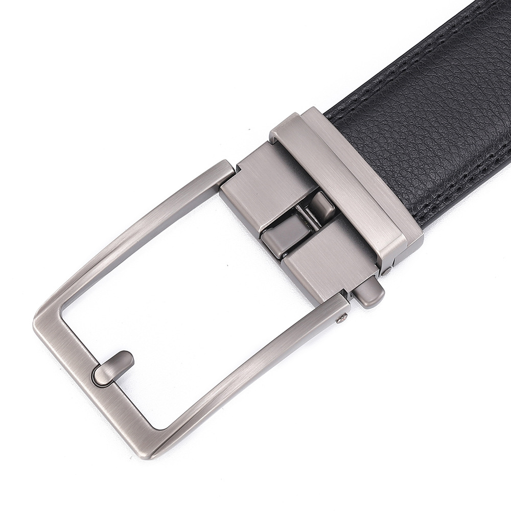 In Stock Cowhide Wholesale Fashion Men's Casual Genuine Leather Waist Belt Cross-Border 2025 New Model_voghion.com