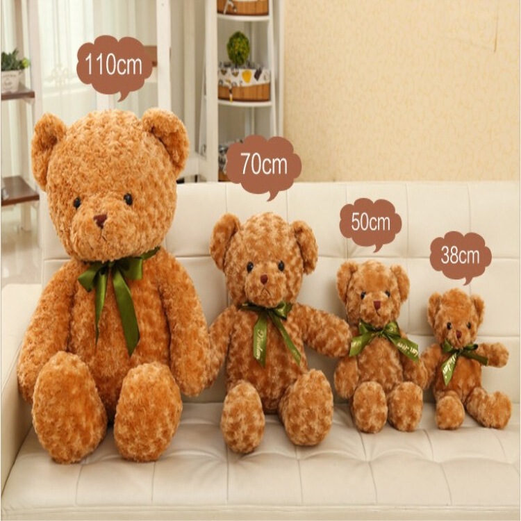 New plush toy ribbon teddy bear doll hug bear doll for girls birthday gift one generation New plush toy ribbon teddy bear doll hug bear doll for girls birthday gift one generation