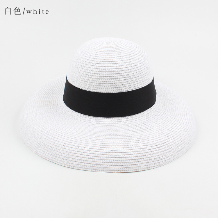 Chapeau De Paille Pliable À Grand Bord display picture 10