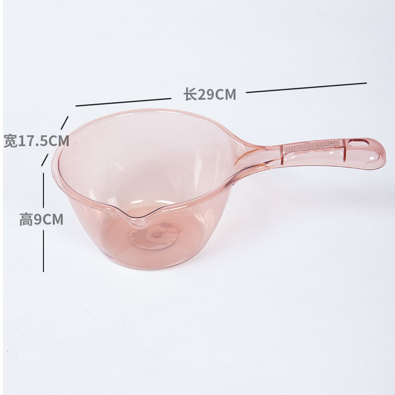 Cuchara de agua de cocina hogar mango largo plástico cuchara de agua creativa y profunda cuchara de agua flotador cuchara de champú