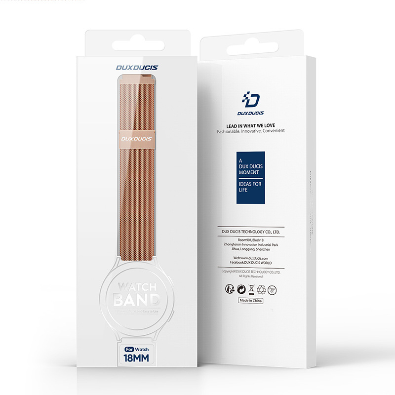 Aplicable a Huawei pulsera de alta densidad Milán al por mayor HuaWei 18mm pulsera de moda metal atractivo al por mayor transfronterizo