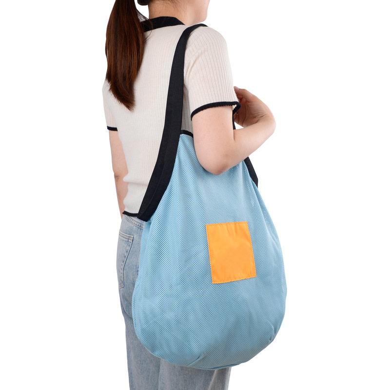 Manufacturer's Customized Women's Shoulder Bag for Casual Outing and Versatile Mesh Handbag with the Same Style as the North Face Large-Capacity Tote Bag