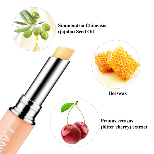 LANBENA Rose Hyaluronic Acid Warming Lip Balm Nourishing and Moisturizing Imitation Chapped 1.8g (new version)