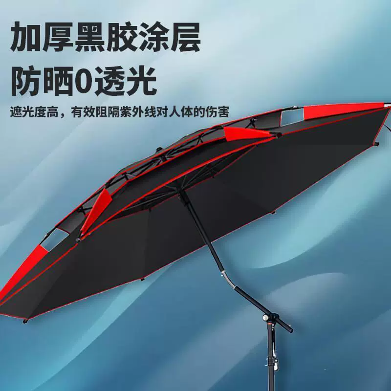钓鱼伞专用大伞商用摆地摊伞野钓加粗大钓伞加厚防暴雨外贸厂批发