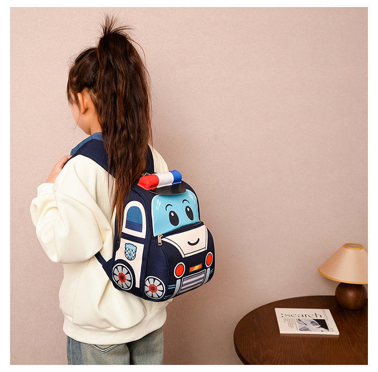 Unisexo Grande Nylon Dibujos Animados Lindo Cuadrado Cremallera Mochila Con Cremallera display picture 20