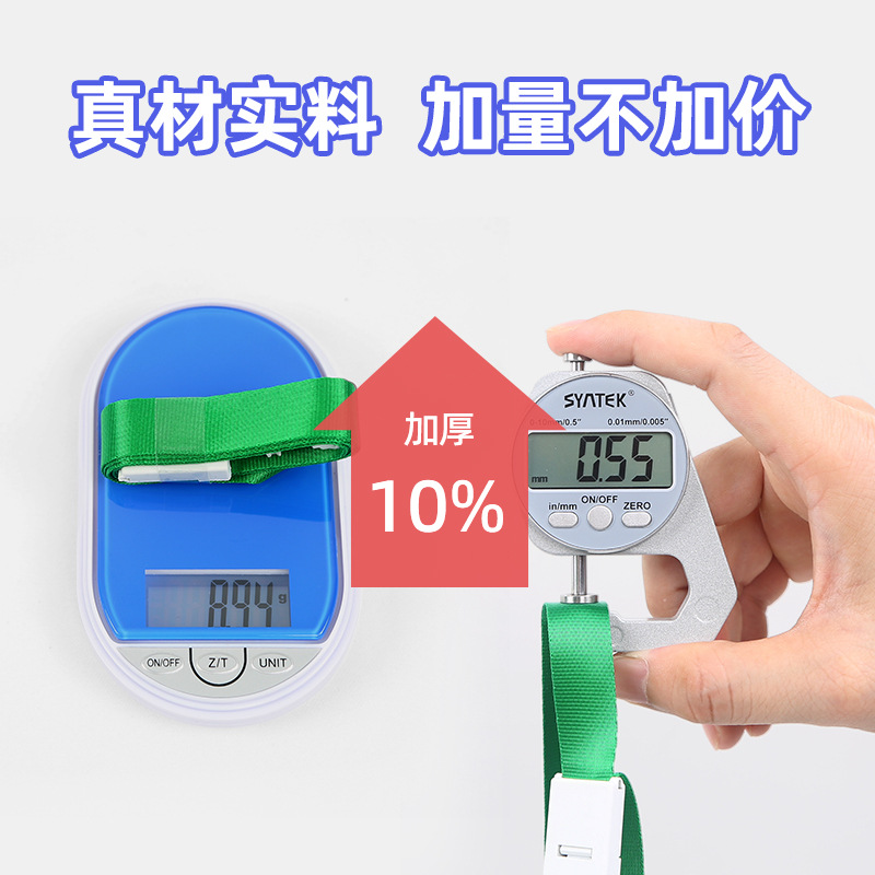 En stock Tarjeta de Identificación insignia cordón Tarjeta de fábrica plástico gancho exposición estudiante cordón cuello cuerda tarjeta de trabajo cuerda al por mayor