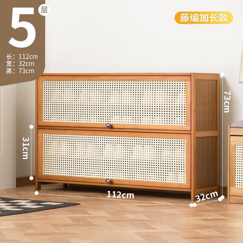 Fábrica directa puerta doméstica almacenamiento interior de gran capacidad ahorrar espacio gabinete de zapatos simple a prueba de polvo dormitorio de alquiler de vivienda