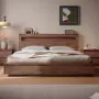 实木小户型简约储物箱储物床