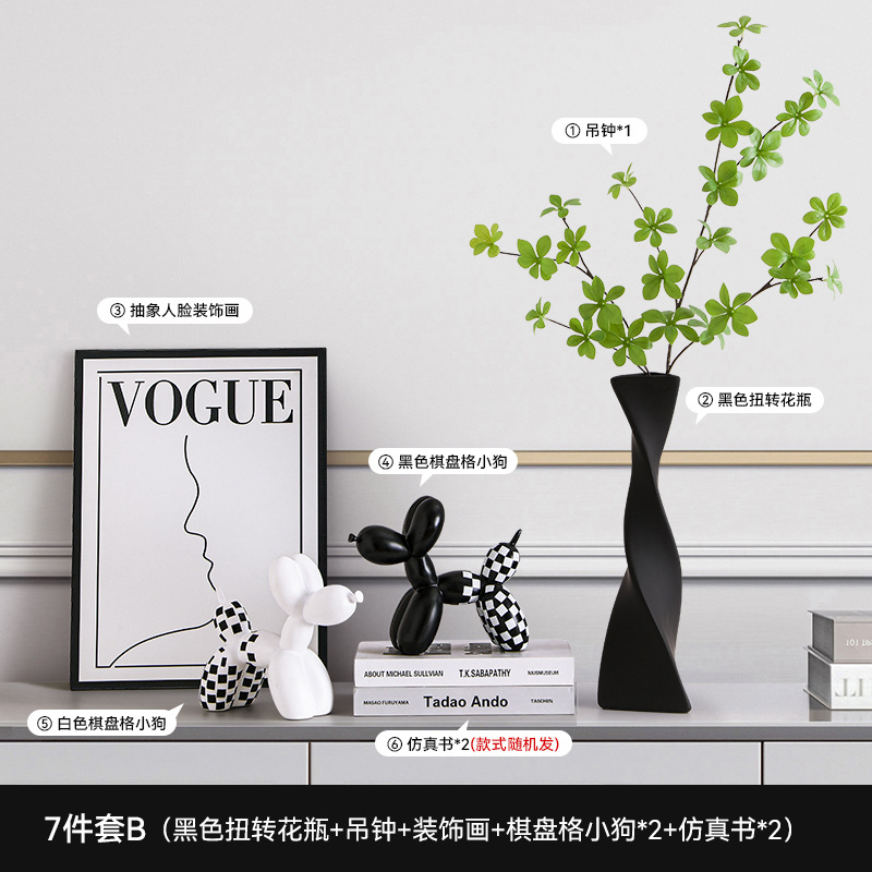 Entrar en el hogar decoración de puerta de entrada moderna alta sensación de sala de estar hogar escritorio TV comedor armario zapatos nicho decoración suave