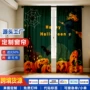 跨境万圣节代发印花涤纶布