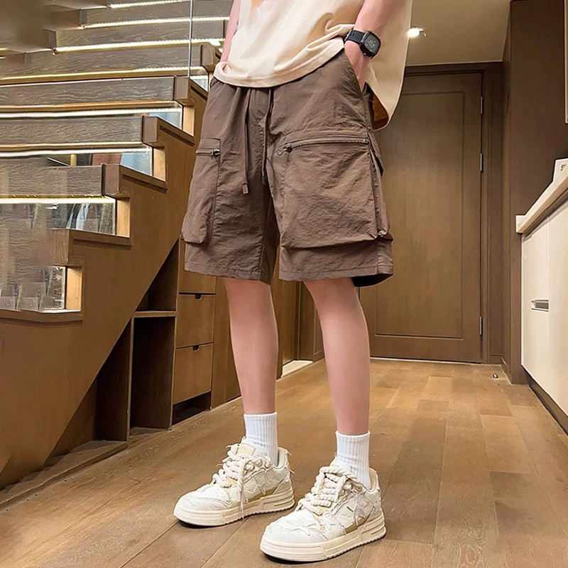 Men's summer thin casual trend universal shorts for students, 2026 years, loose fit