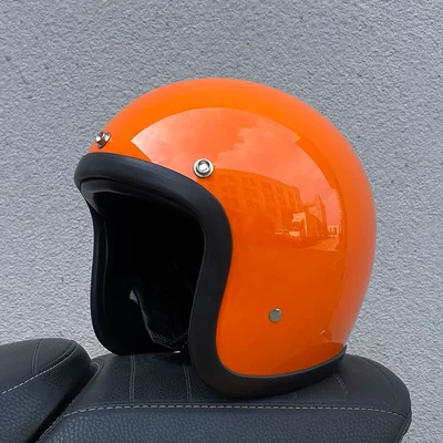 Retro Helmet Fiberglass Motorcycle | Motosiklet kaskı (dəbilqə)