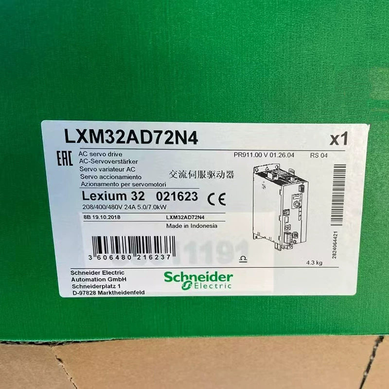 Шнайер/Немецкий Сервопривод переменного тока LXM32AD72N4 72A 3-фазный 480V новый оригинальный спот