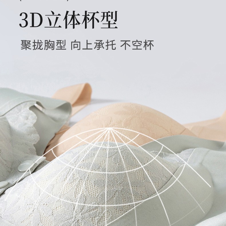 Venta directa de fábrica comercio electrónico transfronterizo Sudeste de Asia Vietnam Tailandia damas sin costuras sujetador de recogida lateral cómodo