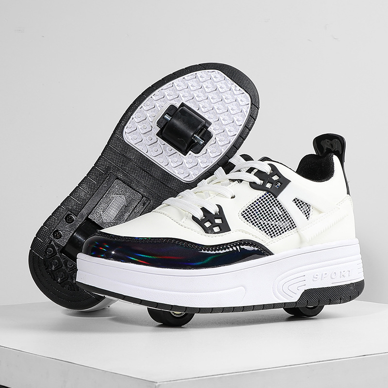 조명이없는 T2305 흑백 이중 바퀴