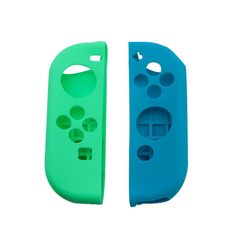 Switch-olde cubierta de silicona Joycon cubierta de protección switch-mano izquierda y derecha cubierta de silicona inyección de aceite de alta calidad