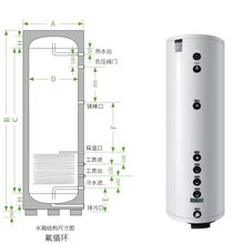 专业定做300L承压保温水箱 空气能氟循环 白色外壳