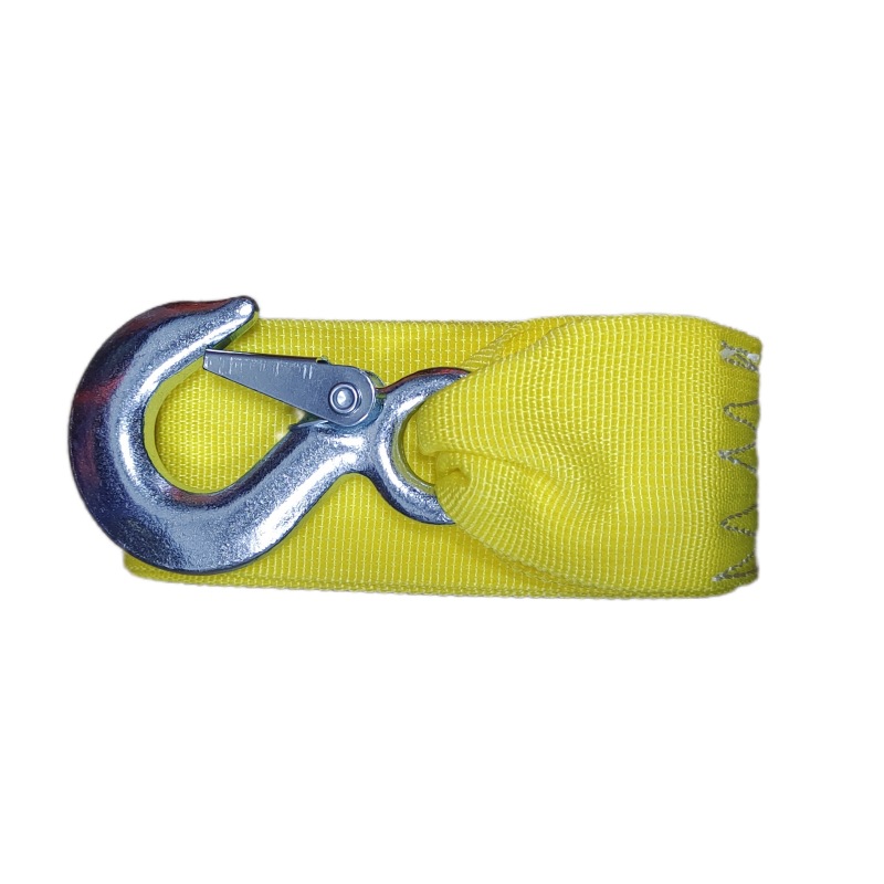 Cuerda de remolque todoterreno para automóvil con gancho de traje correa de tracción de emergencia correa de remolque cuerda de rescate de alta resistencia