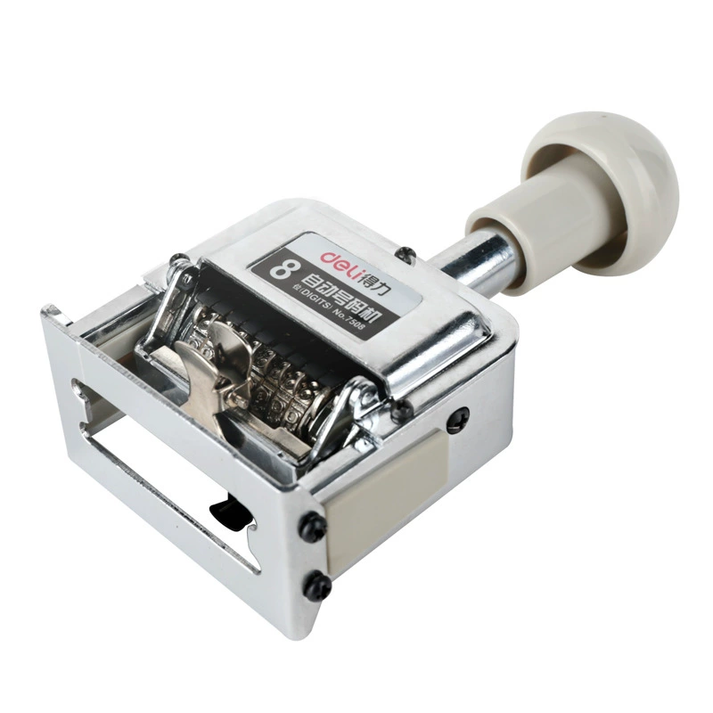 得力 7508 7509 7510 automatic numbering machine, numbering machine, digital rotary stamp, numbering machine