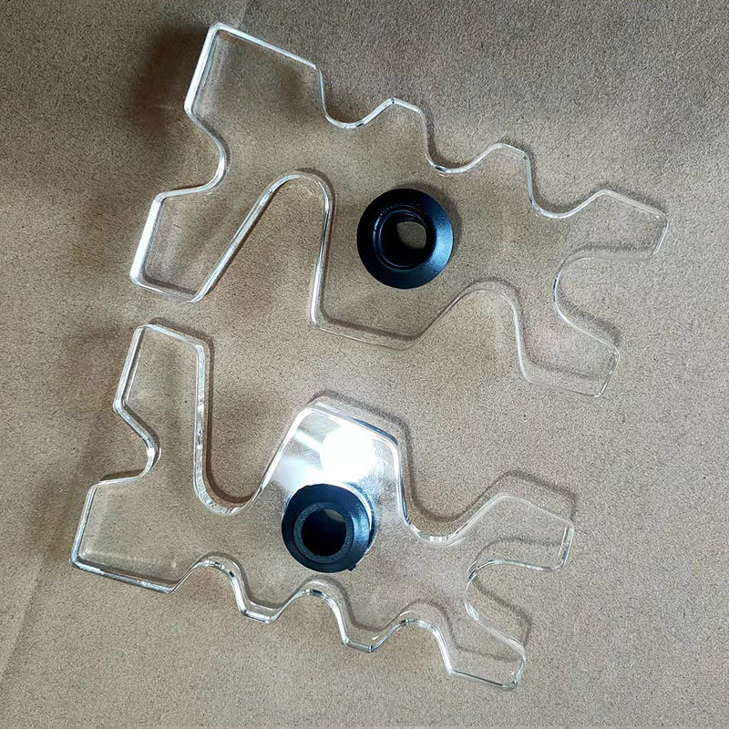 Equipo de mesa de billar titular de varilla cabeza titular de varilla de billar titular de varilla de acrílico transparente 115mm titular de varilla de billar americano