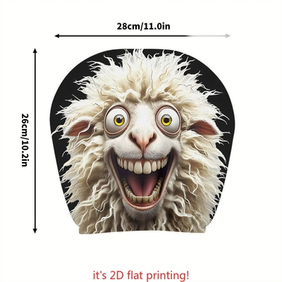 Universal seat cover Anti-Stain Durable Interior Cover, Can Be - 1-double-sided-printing-1pc-26cm28cm
