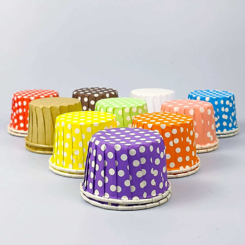 Выпечки Скручиваемость Чашки Жиронепроницаемая Бумага Скручиваемость Фланцевый Складной Торт Чашки Духовка ПЭТ Прокатывая Кубок