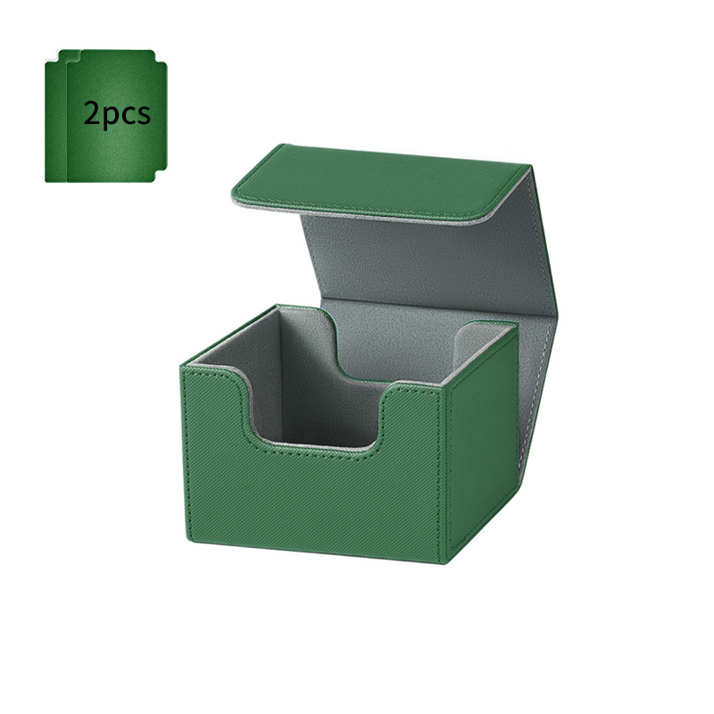 측면 삽입 상자 100+ 녹색(녹색 스페이서 2개와 함께 제공)