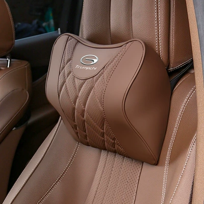 Gac Trumpchi Car Seat Cushion M8 Gm8 M6 Gs4 Gs8 Gs3 Shadow Leopard Shadow Cool Seat Cushion Breathable All Year Round (Seat cushion, seat cover) - trumpchi-headrest-chestnut-brown-1-piece