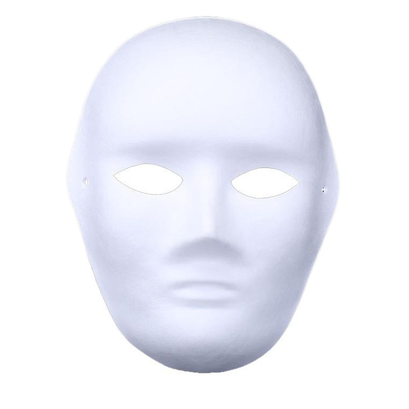 DIY white pulp mask blank hand painted toddler Facebook cartoon party creative painting supplies wholesale