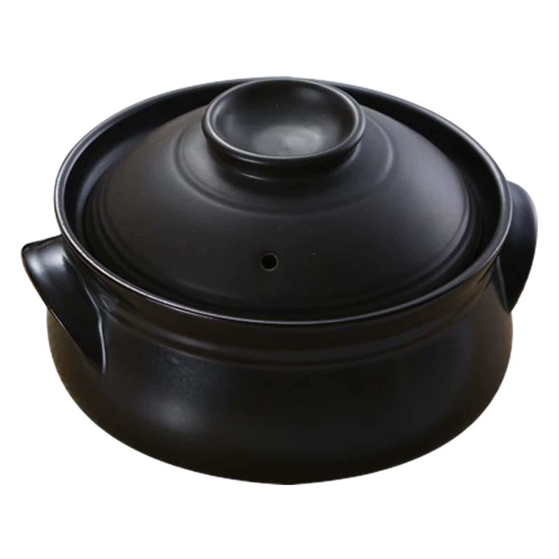 Фабрика оптовая черная глиняная посуда в стиле корейского барабана