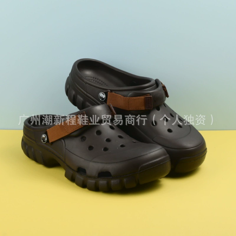 Европейские Crocs Croors, летняя обувь с толстой подошвой, мужская повседневная обувь outdoor Croger