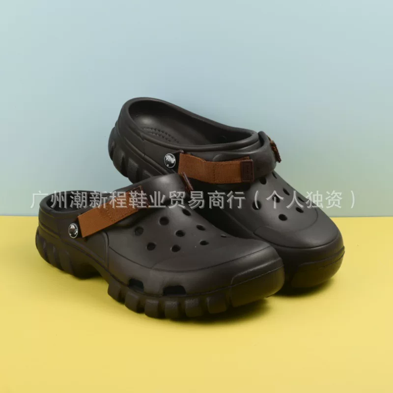 Европейские Crocs Croors, летняя обувь с толстой подошвой, мужская повседневная обувь outdoor Croger