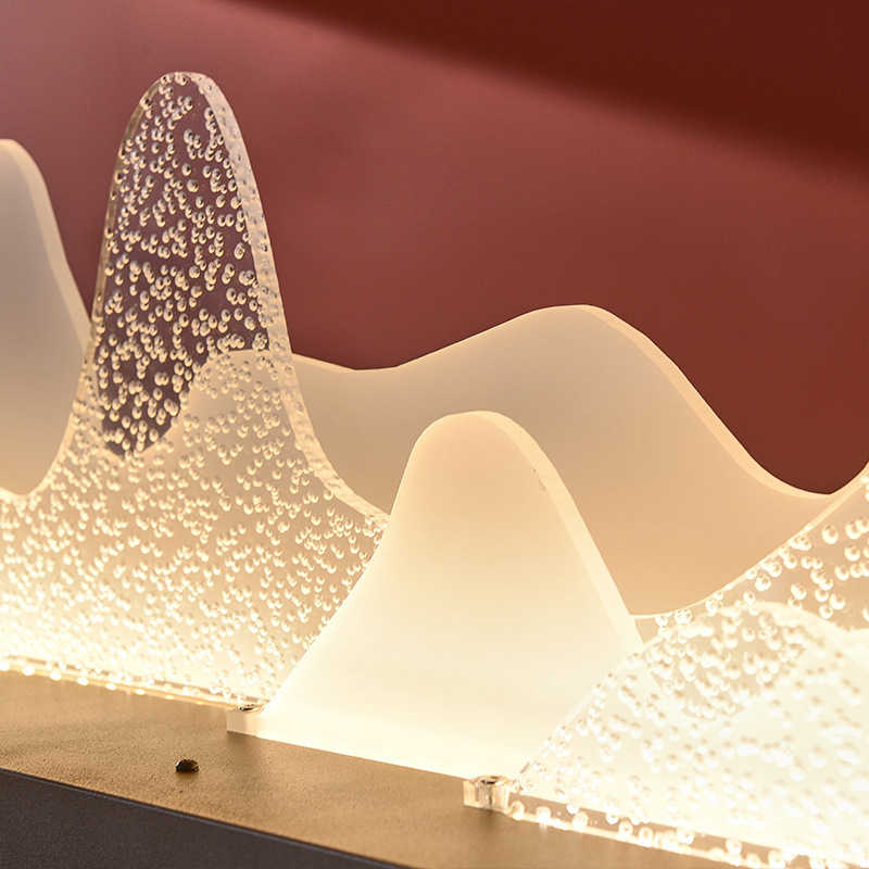 Designer's New Chinese Style Landscape Tea Room Chandelier Chinese Style Model Room Reception Hall Showroom Creative Zen Chandelier