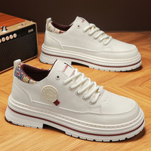 2025秋冬款男士工装鞋时尚厚底百搭休闲户外低帮马丁鞋学生男鞋