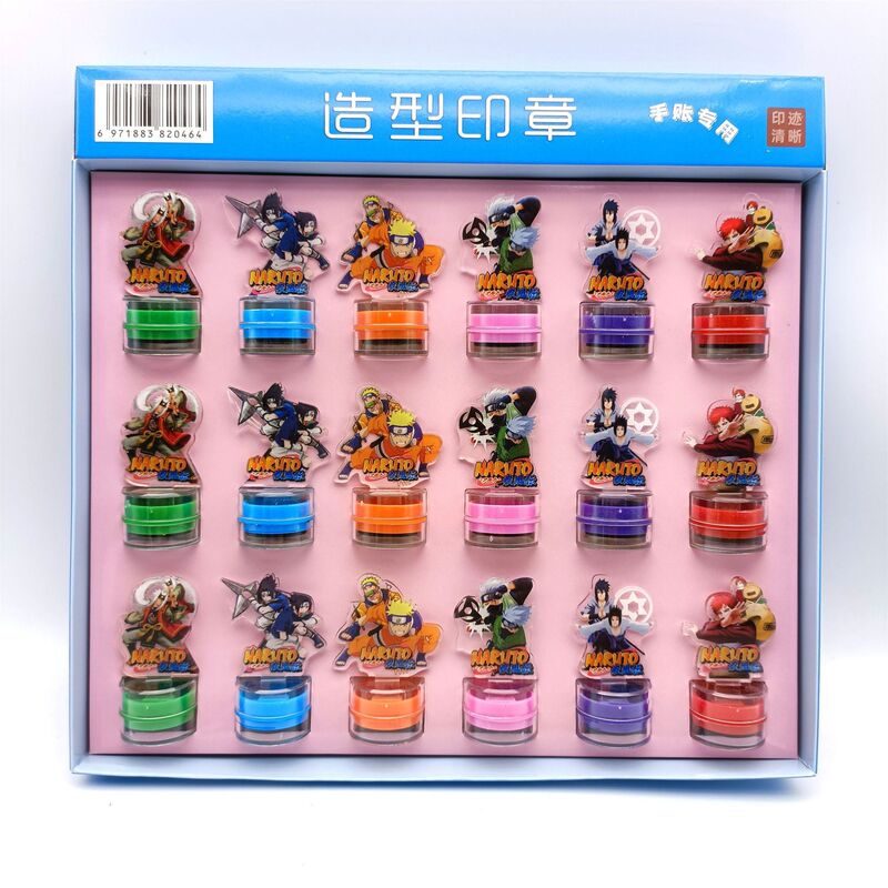 クロスボーダー新ラブブ 18 アクリルシール LABUBU かわいい装飾品子供用スタンプご褒美シールバッチ|undefined
