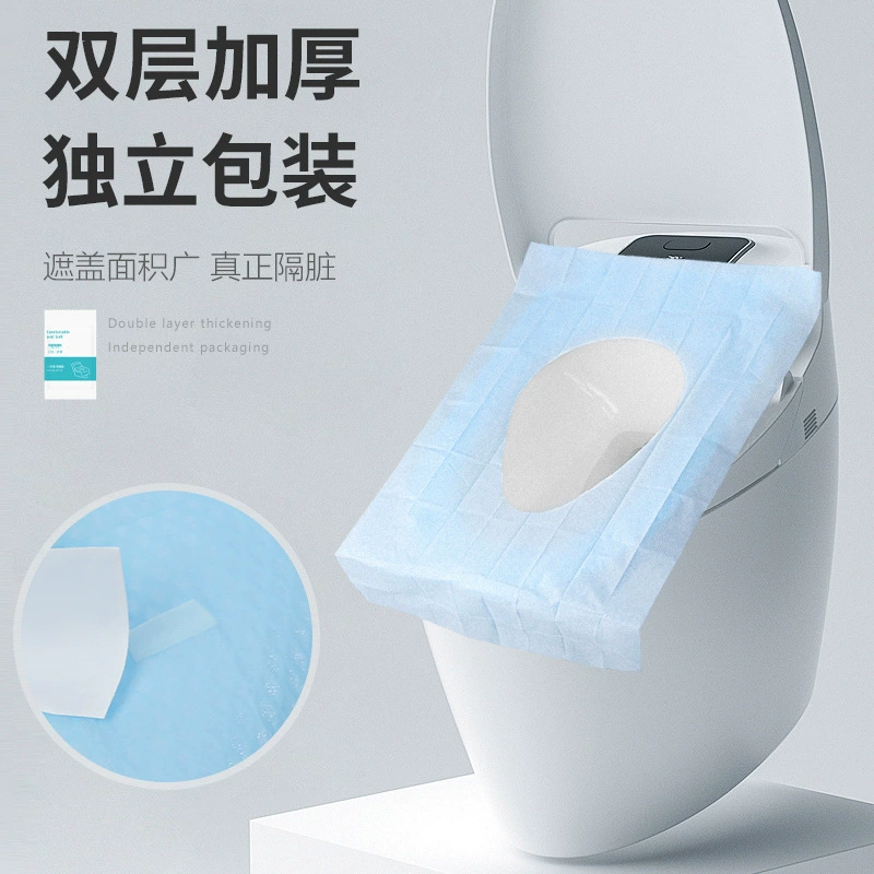 Одноразовые туалетные подушки чехлы для путешествий портативные бытовые чехлы для туалетов водонепроницаемые перегородки увеличены