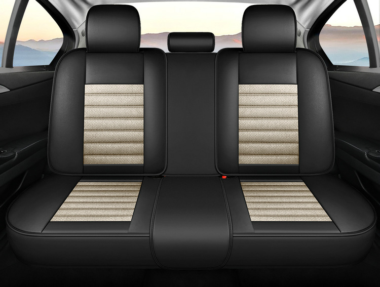Car Seat Cushion, Full Leather, Fully Enclosed Seat Cushion, New Model Car Seat Cover, Seat Cushion Manufacturer Wholesale, Universal for All Seasons, Single Piece