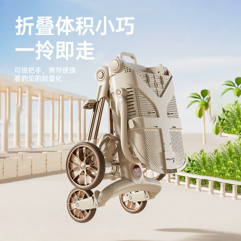 Children's foldable folding trolley to go out
