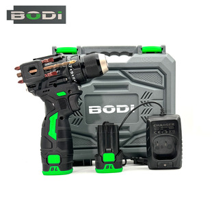 BODI Bolton pure copper brushless small steel gun adjustable speed decoration drilling lithium rechargeable hand drill electric screwdriver